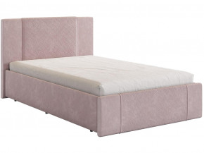 Кровать Хлоя 1200 велюр нежно-розовый в Юрюзани - yuryuzan.mebel74.com | фото