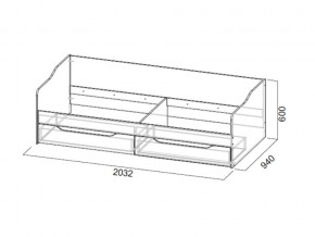 Кровать КР 1 NN Ясень Анкор светлый в Юрюзани - yuryuzan.mebel74.com | фото 4