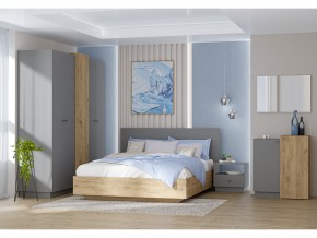 Кровать Квадро арт.031-М1 1400 Графит в Юрюзани - yuryuzan.mebel74.com | фото 2