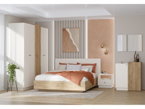 Кровать Квадро арт.031-М1 1400 миндаль в Юрюзани - yuryuzan.mebel74.com | фото 2