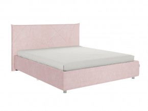 Кровать Квест 1600 велюр нежно-розовый в Юрюзани - yuryuzan.mebel74.com | фото 1