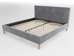 Кровать Линси 1200 серый в Юрюзани - yuryuzan.mebel74.com | фото