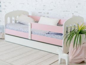 Кровать Малыш с ящиком розовый в Юрюзани - yuryuzan.mebel74.com | фото