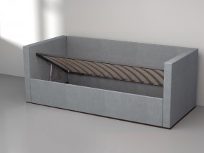 Кровать мягкая с подъёмным механизмом арт. 030 серый в Юрюзани - yuryuzan.mebel74.com | фото 2
