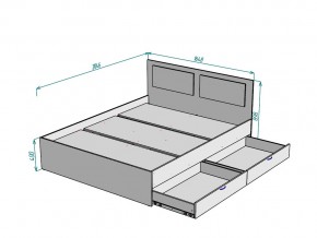 Кровать Ольга L39 ширина 1600 в Юрюзани - yuryuzan.mebel74.com | фото 3