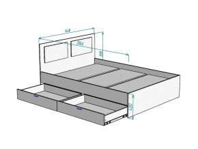 Кровать Ольга L42 ширина 1400 в Юрюзани - yuryuzan.mebel74.com | фото 3