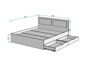 Кровать Ольга L43 ширина 1800 в Юрюзани - yuryuzan.mebel74.com | фото 3