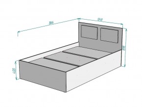 Кровать Ольга L52 ширина 1200 в Юрюзани - yuryuzan.mebel74.com | фото 3