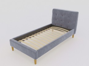 Кровать Пайли 900 серый в Юрюзани - yuryuzan.mebel74.com | фото