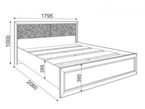 Кровать с настилом 1600 Саванна М05 в Юрюзани - yuryuzan.mebel74.com | фото 2