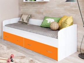 Кровать с выкатными ящиками Винтерберг, оранжевый в Юрюзани - yuryuzan.mebel74.com | фото