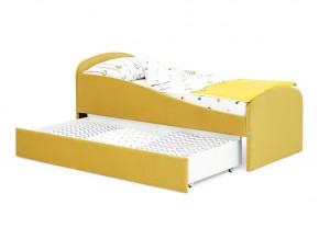 Кровать с ящиком Letmo горчичный (велюр) в Юрюзани - yuryuzan.mebel74.com | фото 8
