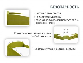 Кровать с ящиком Letmo оливковый (велюр) в Юрюзани - yuryuzan.mebel74.com | фото 13