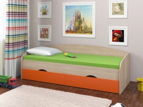 Кровать Соня 2 сонома-оранжевый в Юрюзани - yuryuzan.mebel74.com | фото