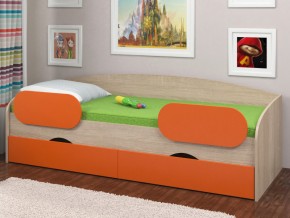 Кровать Соня 2 сонома-оранжевый в Юрюзани - yuryuzan.mebel74.com | фото 2