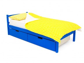 Кровать Svogen classic с ящиками синий в Юрюзани - yuryuzan.mebel74.com | фото