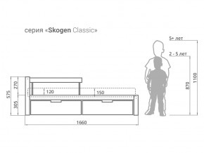 Кровать Svogen classic с ящиками и бортиком бежевый в Юрюзани - yuryuzan.mebel74.com | фото 2