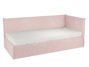 Кровать тахта Бест 900 велюр нежно-розовый в Юрюзани - yuryuzan.mebel74.com | фото 1