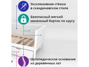 Кровать-тахта мягкая Svogen с бортиком бежевый в Юрюзани - yuryuzan.mebel74.com | фото 2