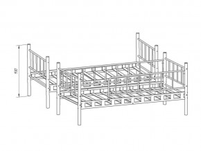 Кровать-трансформер Мальта серый с голубым в Юрюзани - yuryuzan.mebel74.com | фото 3