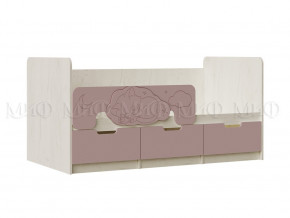 Кровать Юниор-4 800х1600 Шарли Pink в Юрюзани - yuryuzan.mebel74.com | фото