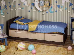 Кровать Юниор-5 ЛДСП Венге в Юрюзани - yuryuzan.mebel74.com | фото