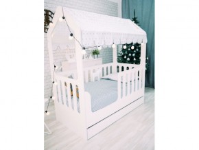 Кроватка-Домик с ящиком белая в Юрюзани - yuryuzan.mebel74.com | фото 5
