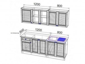 Кухня Хозяюшка 2000 фисташка в Юрюзани - yuryuzan.mebel74.com | фото 2