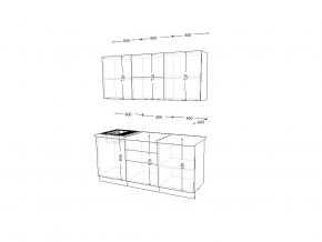 Кухонный гарнитур 23 Лофт 1800 мм в Юрюзани - yuryuzan.mebel74.com | фото 2