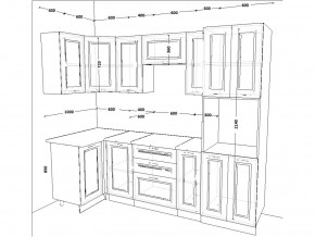 Кухонный гарнитур 9 Белый Вегас 1000х2500 мм в Юрюзани - yuryuzan.mebel74.com | фото 2