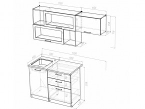 Кухонный гарнитур Алина экстра 1700 мм в Юрюзани - yuryuzan.mebel74.com | фото 5