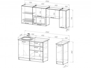 Кухонный гарнитур Антика ультра 2000 мм в Юрюзани - yuryuzan.mebel74.com | фото 6