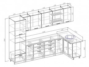 Кухонный гарнитур Бланка 3200х1400 в Юрюзани - yuryuzan.mebel74.com | фото 2