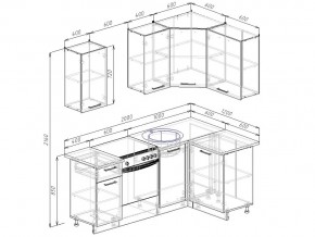 Кухонный гарнитур Жемчуг 2000х1200 в Юрюзани - yuryuzan.mebel74.com | фото 3