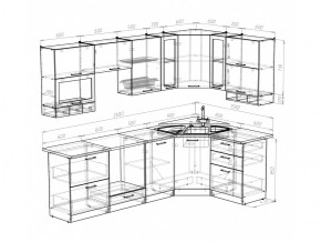 Кухонный гарнитур Кира гранд оптима 2600х1500 мм в Юрюзани - yuryuzan.mebel74.com | фото 5