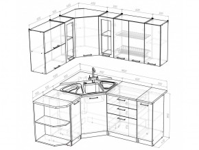 Кухонный гарнитур Кира оптима 1500х1800 мм в Юрюзани - yuryuzan.mebel74.com | фото 5