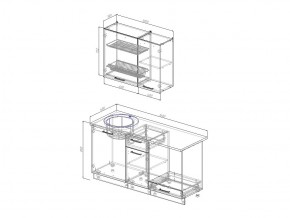 Кухонный гарнитур Лада 1600 в Юрюзани - yuryuzan.mebel74.com | фото 3