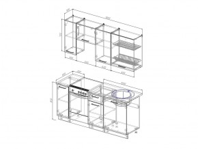 Кухонный гарнитур Лада 1800 в Юрюзани - yuryuzan.mebel74.com | фото 3