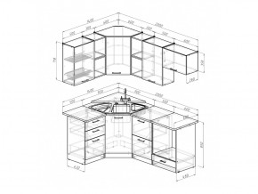 Кухонный гарнитур Лариса оптима 4 1400х2000 мм в Юрюзани - yuryuzan.mebel74.com | фото 5