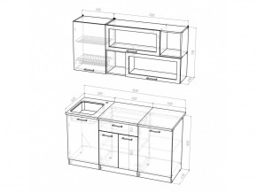 Кухонный гарнитур Лариса стандарт 1 1600 мм в Юрюзани - yuryuzan.mebel74.com | фото 5