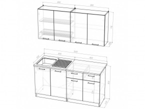 Кухонный гарнитур Лариса стандарт 2 1600 мм в Юрюзани - yuryuzan.mebel74.com | фото 6