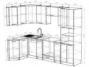 Кухонный гарнитур Лоретта гранд прайм 2600х1400 мм в Юрюзани - yuryuzan.mebel74.com | фото 4