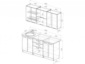 Кухонный гарнитур Лотос макси 2 1800 мм в Юрюзани - yuryuzan.mebel74.com | фото 6