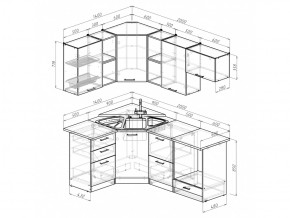 Кухонный гарнитур Надежда оптима 4 1400х2000 мм в Юрюзани - yuryuzan.mebel74.com | фото 5