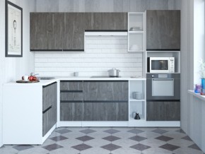 Кухонный гарнитур Ноктюрн мега прайм 1500х2700 мм в Юрюзани - yuryuzan.mebel74.com | фото