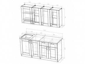 Кухонный гарнитур Ника демо 1700 мм в Юрюзани - yuryuzan.mebel74.com | фото 4