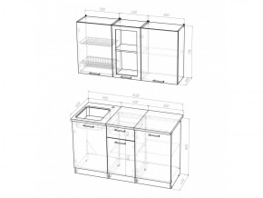 Кухонный гарнитур Ольга медиум 1 1400 мм в Юрюзани - yuryuzan.mebel74.com | фото 5