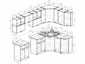 Кухонный гарнитур Ольга оптима 5 2700х1600 мм в Юрюзани - yuryuzan.mebel74.com | фото 5