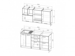 Кухонный гарнитур Ольга стандарт 4 1600 мм в Юрюзани - yuryuzan.mebel74.com | фото 5