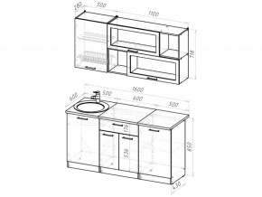 Кухонный гарнитур Паола стандарт 1600 мм в Юрюзани - yuryuzan.mebel74.com | фото 6